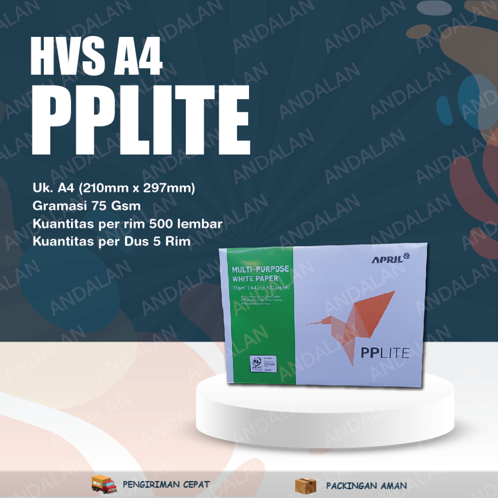 

PPLITE Kertas HVS A4 / F4 75gram