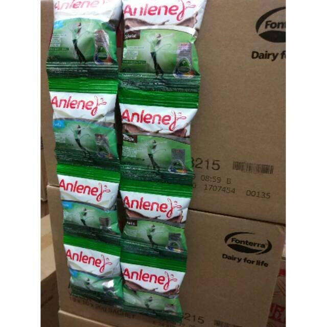 

1 Dus Susu Anlene Sachet Isi 12rcg x 10pcs (120 pcs) / 1 Karton Susu Bubuk Anlene