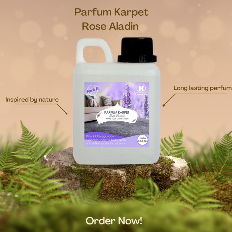 Parfum Laundry 1 Liter Rose Aladin PARFUM KARPET PARFUM SOFA PARFUM GORDEN PARFUM KARPET MASJID