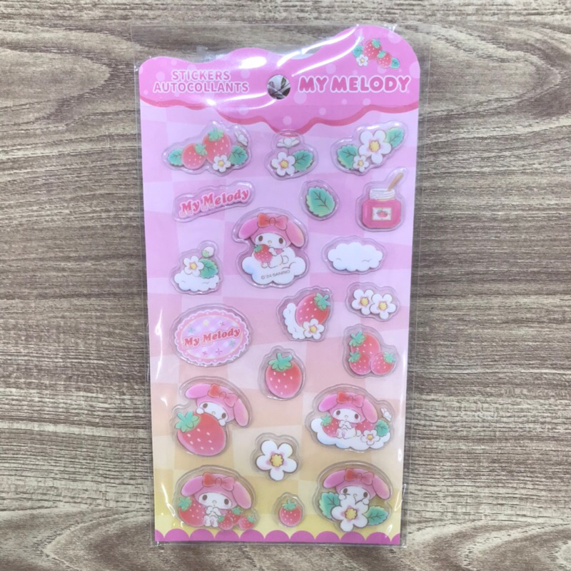 

Miniso Sanrio Sticket Autocollants My Melody Kuromi Cinnamoroll Pochacco