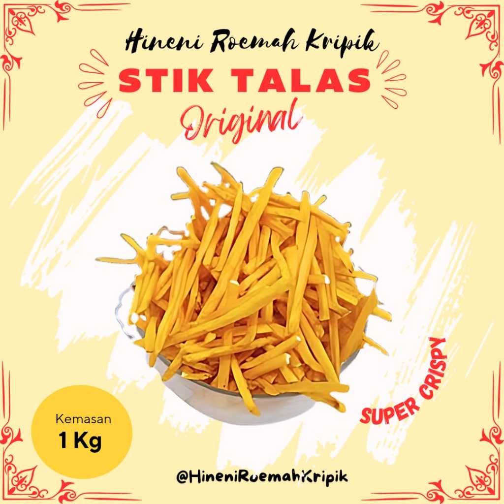 

1kg STIK TALAS Gurih ORIGINAL DAN PEDAS