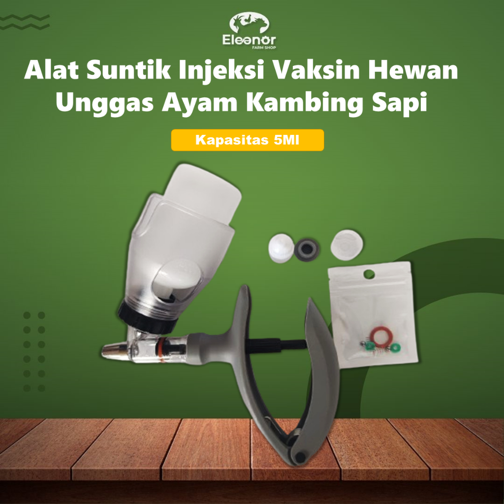 Alat Suntik Vaksin Otomatis 5ml untuk Unggas - Injektor Veteriner Serbaguna