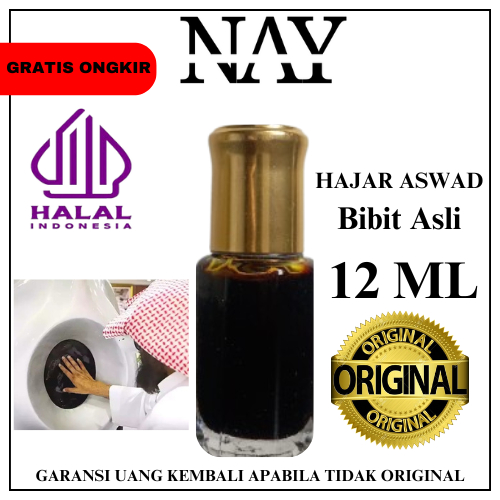 Minyak Wangi Import Hajar Aswad Asli Arab Non Alkohol 100% Bergaransi