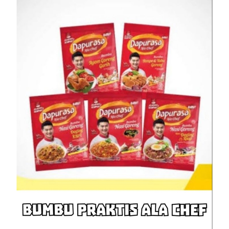 

BUMBU MASAK DAPURASA ALA CHEF 1RENCENG ISI 10