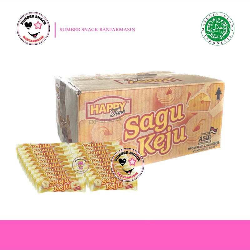 

Happy Time Sagu Keju Box (Isi 6 Renceng/Box) (720g)