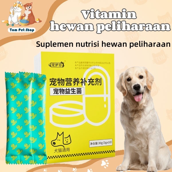Probiotik Kucing dan anjing Obat Diare Mencret Kitten dan Anjing Recovery Probiotics Serbuk