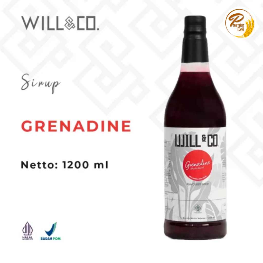 

Sirup Grenadine will&co 1.2 liter