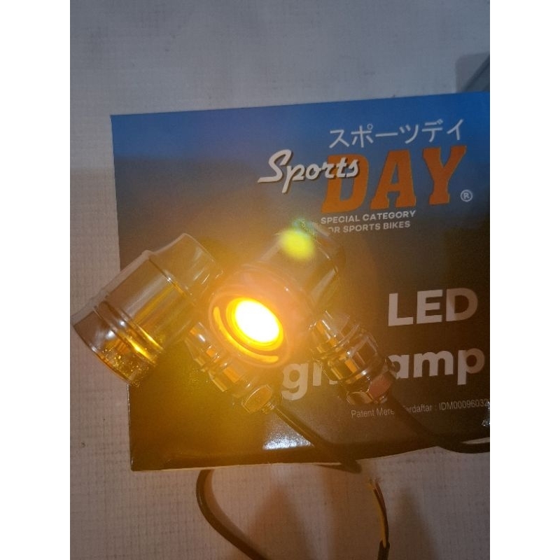 Lampu motor sein sen reteng led Palu Scope Panjang dan Pendek CB GL Tiger Megapro