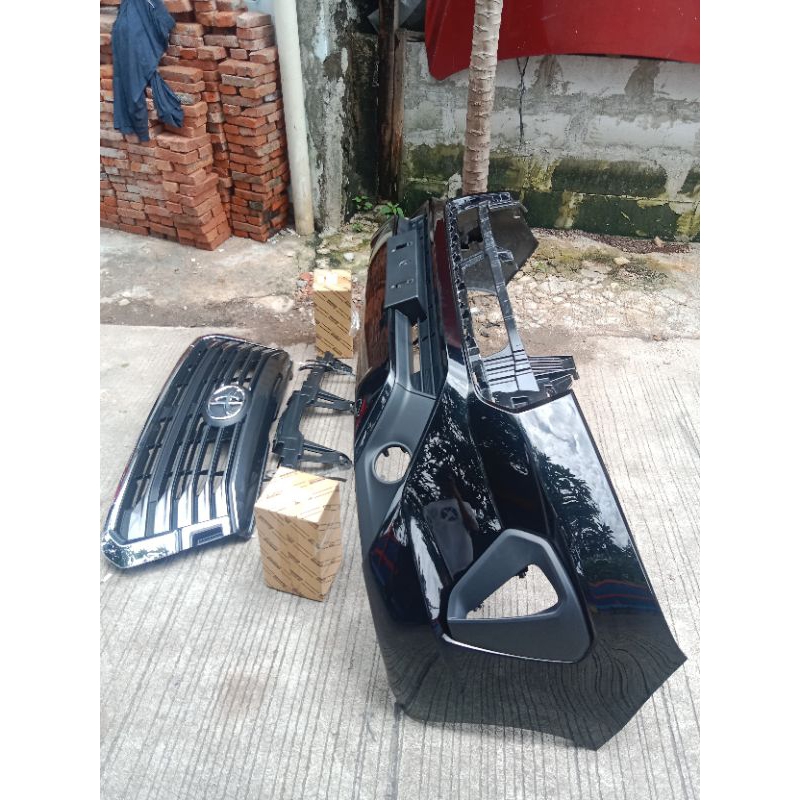 bemper innova reborn facelift 2022 depan komplit original toyota