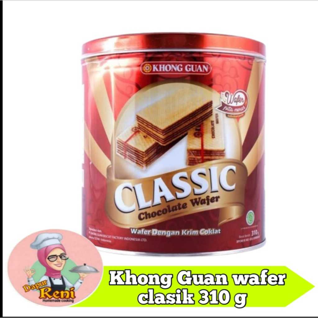 

WAFER KHONG GUAN CLASSIC KALENG 310 gr/kue lebaran