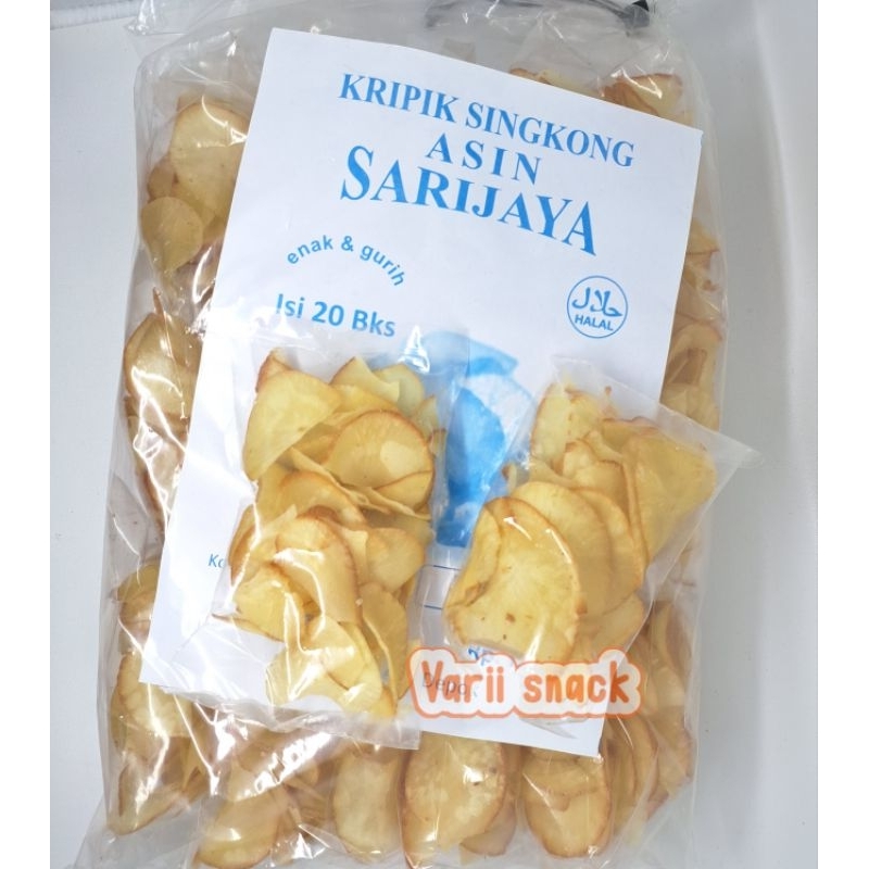 

Kripik Singkong Asin Sarijaya 1 Pak 20 pcs