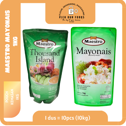 

Maestro Mayonaise 1kg / Mayonaise Maestro Pouch 1kg