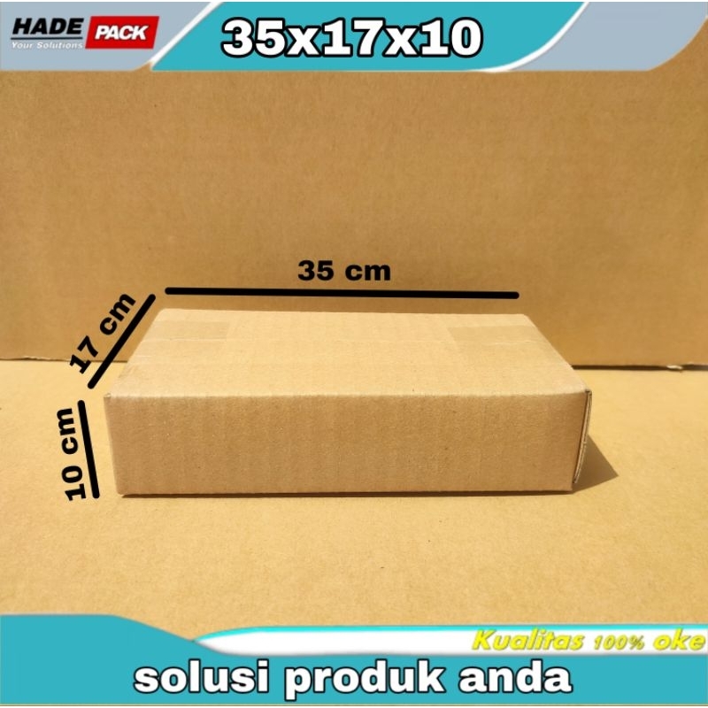 

Kardus 35x17x10 Cm kardus packing Box Packing expedisi Kotak suvenir Box Packing peking kardus souvenir paking Corrugated box B flute Single Wall
