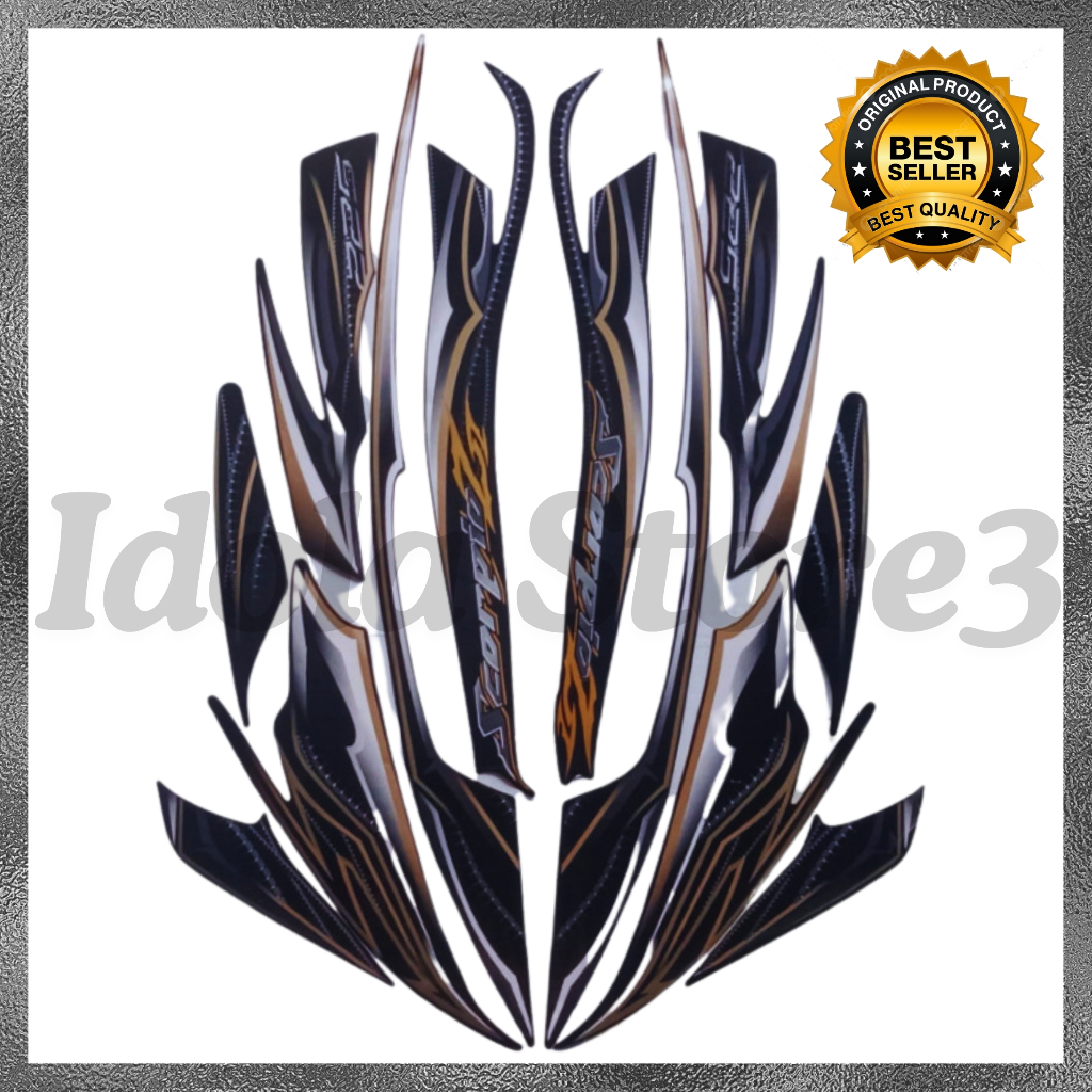 Stiker Striping Yamaha Scorpio 2010 List Hitam List Body Motor Yamaha Scorpio 2010
