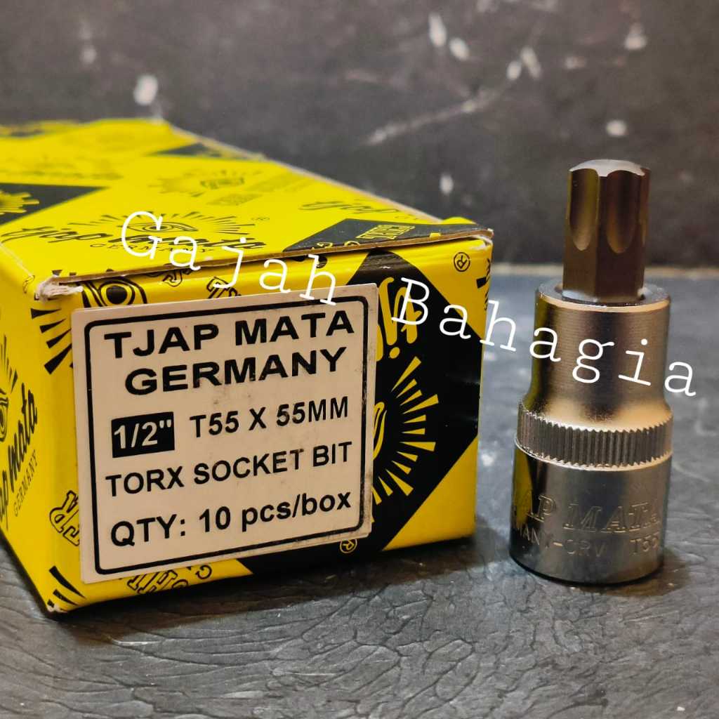 Mata sok bintang T55 Kunci sock bintang 1/2" T55 1/2 inch