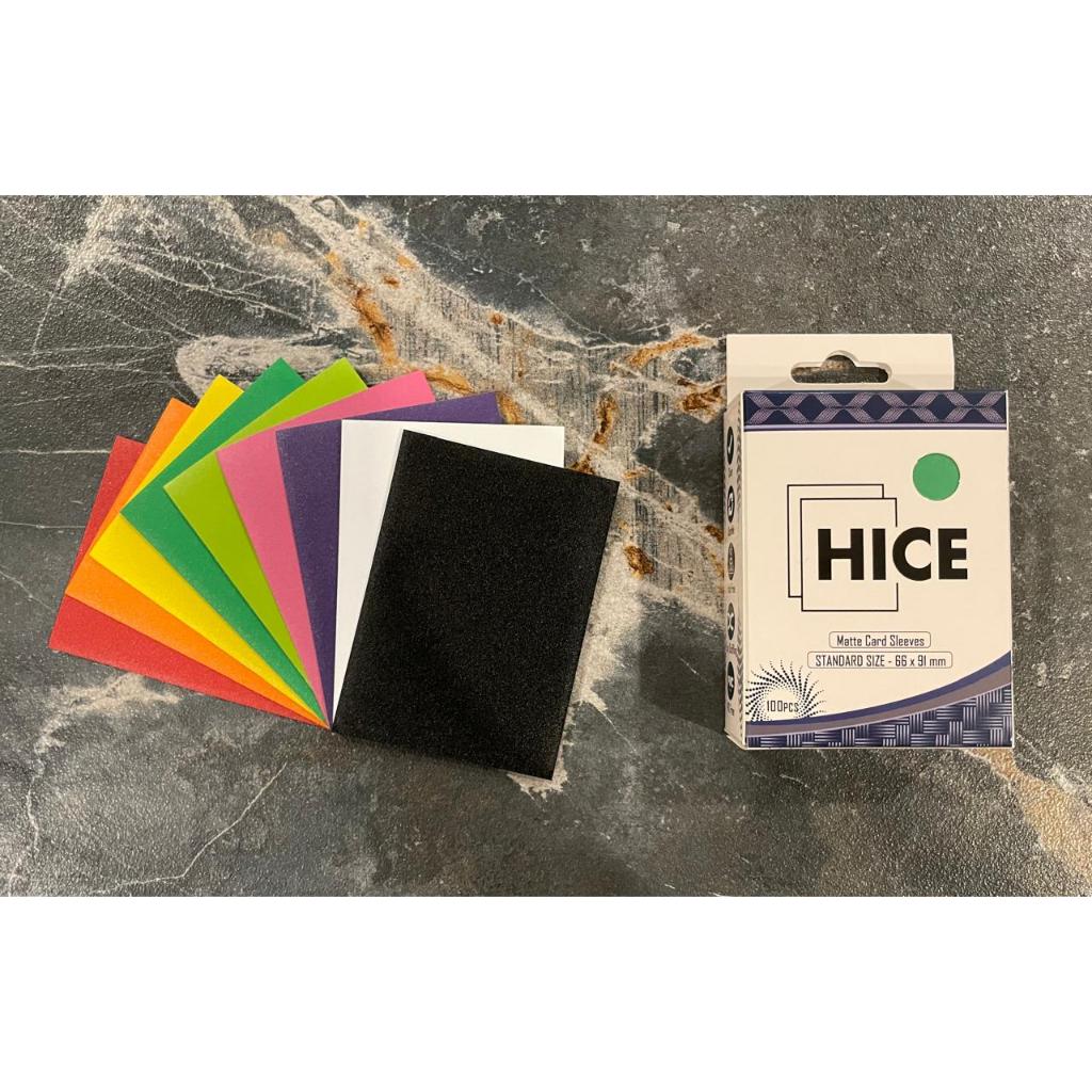 HICE Matte Card Sleeves 66x91 mm MTG Pokemon OP TCG Sleeves Playing Card Sleeves