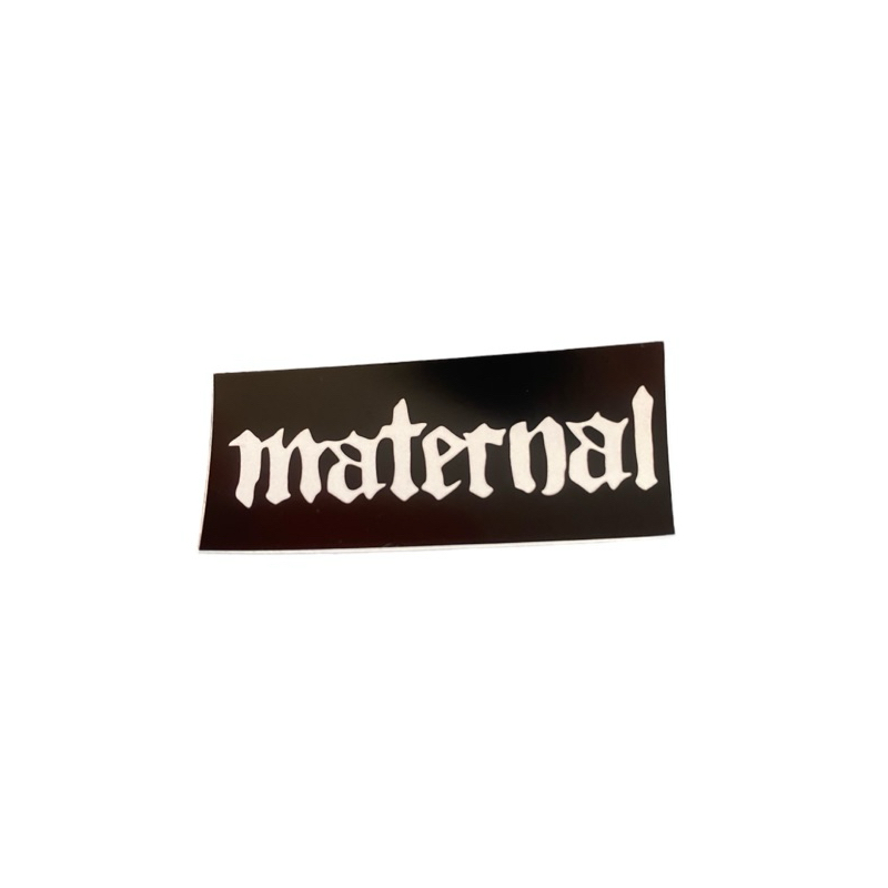 

STIKER brand Distro MATERNAL Warna hitam size 7x3cm