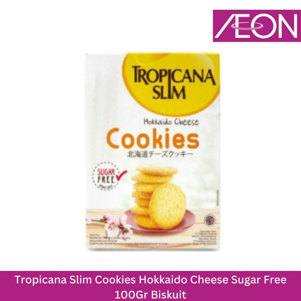 

Tropicana Slim Cookies Hokkaido Cheese Sugar Free 100Gr Biskuit