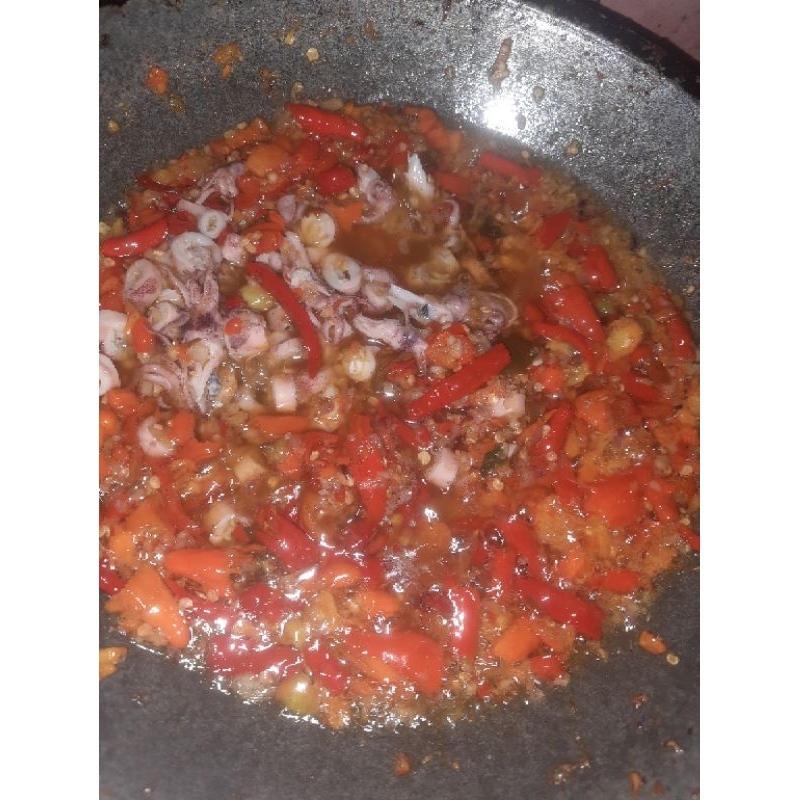 

Sambal cumi pedas