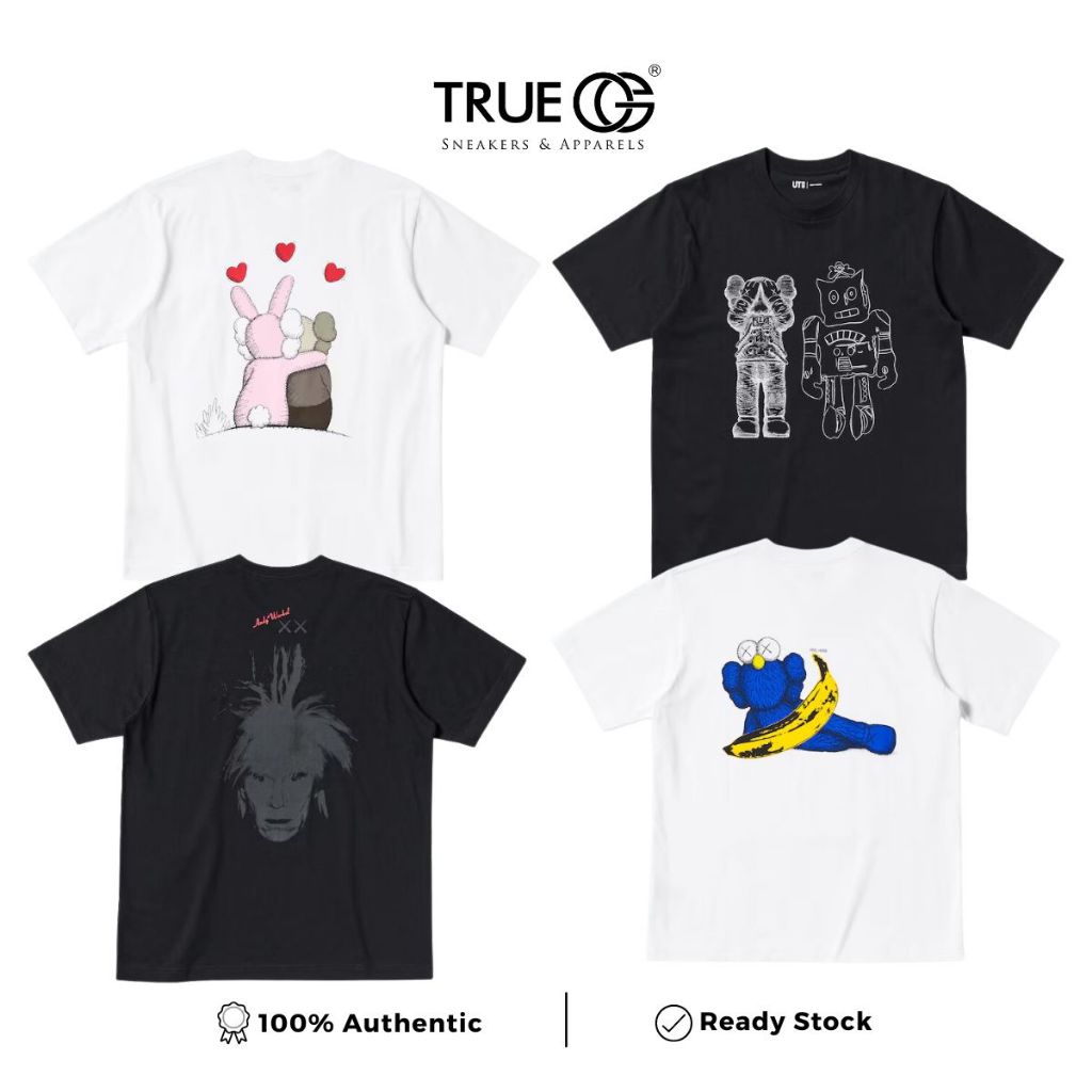 Uniqlo x KAWS x Warhol T-Shirt Authentic