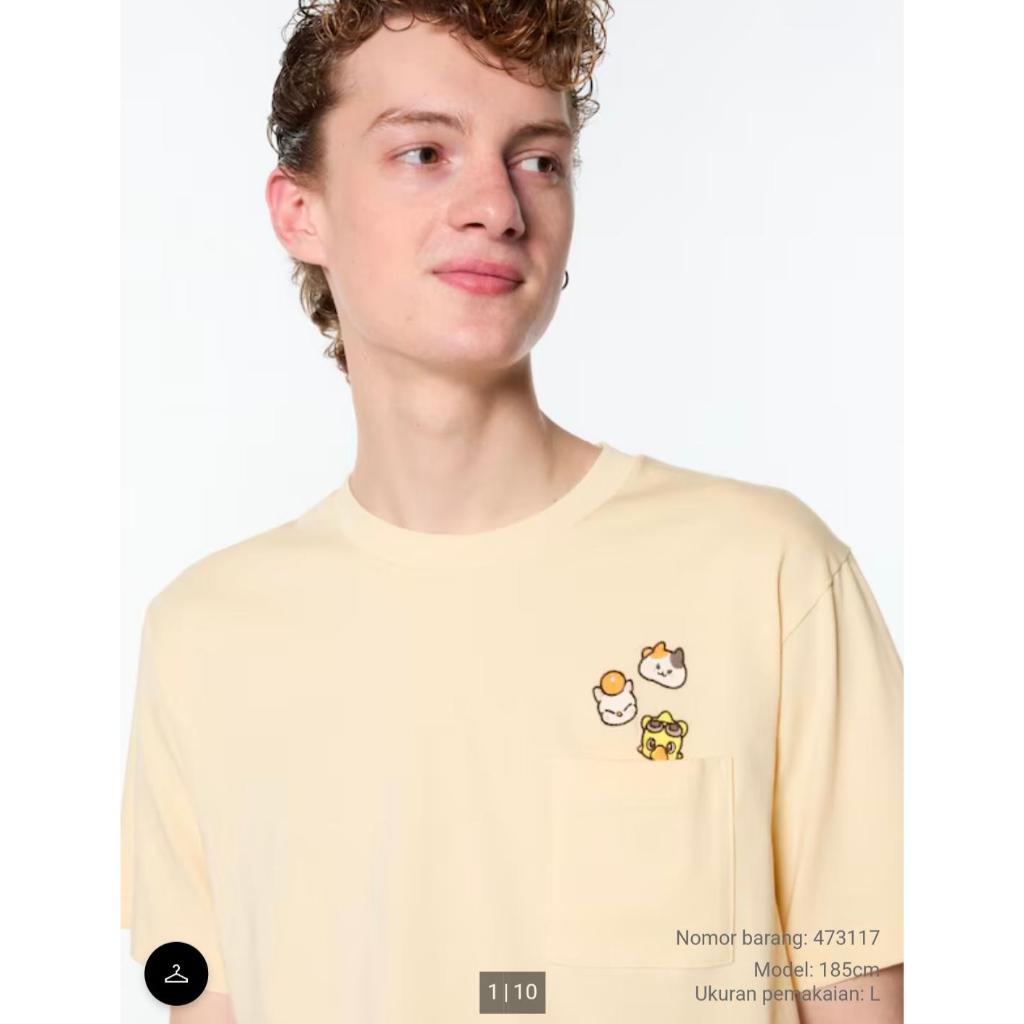 Baju kaos Uniqlo Final Fantasy kantong original Jepang