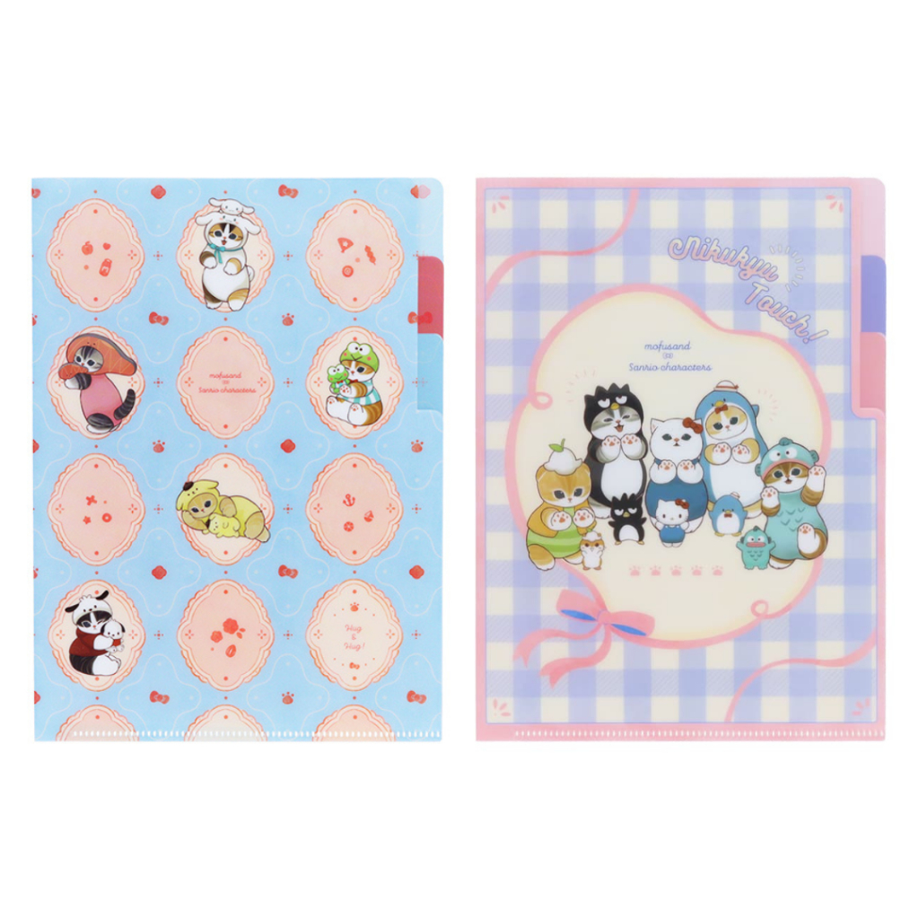 

Index File A5 3P Mofusand x Sanrio Characters Dokumen Paper Organizer File Holder Limited Edition