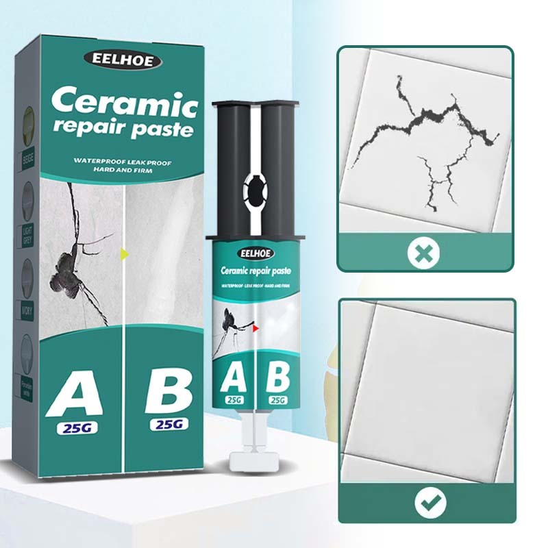 Tile Adhesive Ceramic Repair Paste Tile Repair Lem Pelapis Celah Ubin Utk Penambal Lantai Keramik Ce