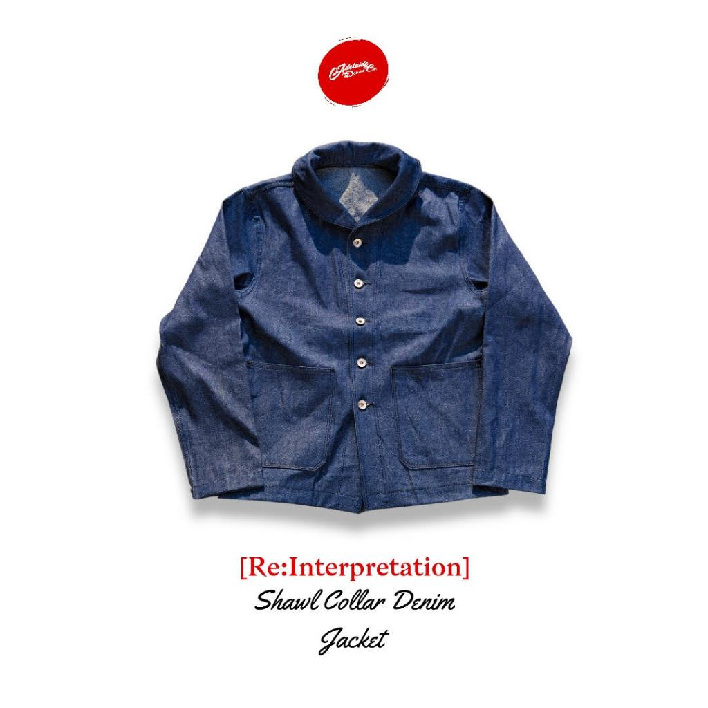 Adelaide Denim |  10oz Shawl Collar Denim Jacket