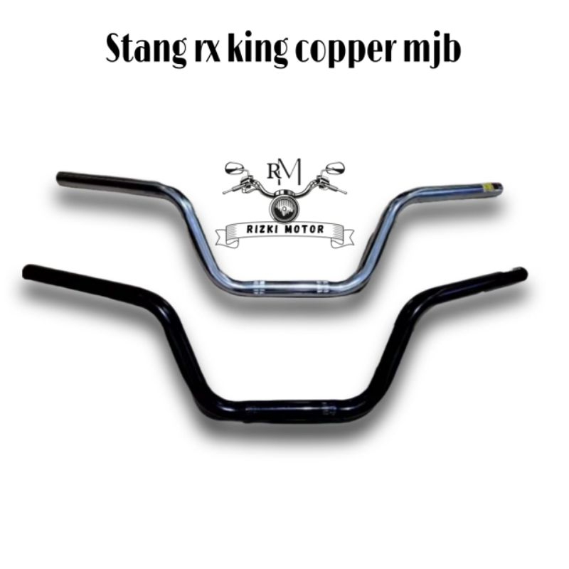 STANG STIR YAMAHA RX KING HITAM/CROM CHOPPER MJB