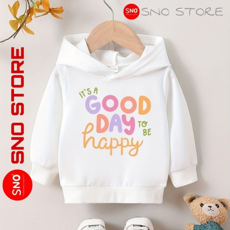 Jaket Anak Import Terbaru GOOD DAY Unisex Cowok Cewek Usia 1 - 12 Tahun JAKET DISTRO SNO STORE PREMI