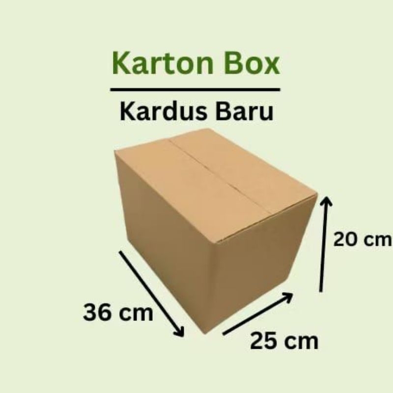 

36x25x20 cm kardus polos packing kemasan karton dus besar corrugated kraft packaging