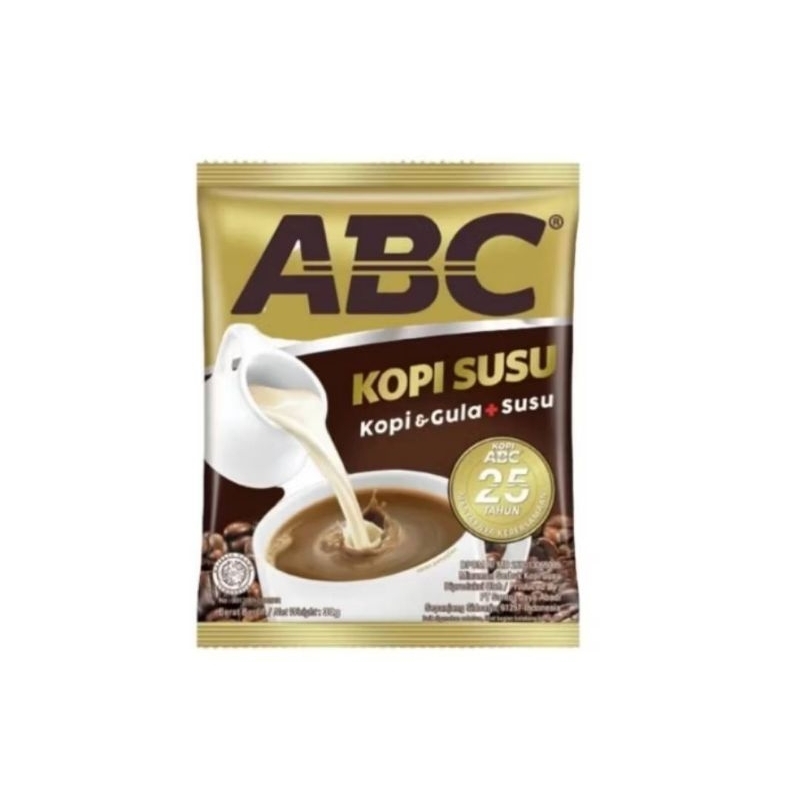 

Kopi Abc Susu Kopi dan Gula 30g X1 Sachet