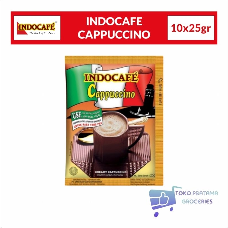 

INDOCAFE CAPPUCCINO 1 RENCENG ISI 10 SACHET