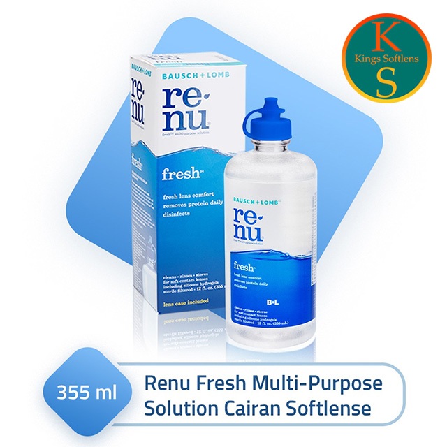 Air Softlens Renu Fresh 355ml / Cairan Softlens Renu Fresh 355ml