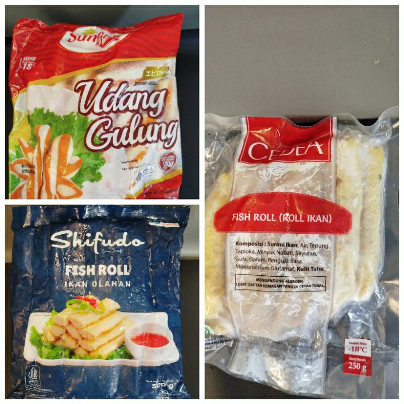 

FISH ROLL CEDEA - SHIFUDO / UDANG GULUNG SUNFISH / Ikan Olahan