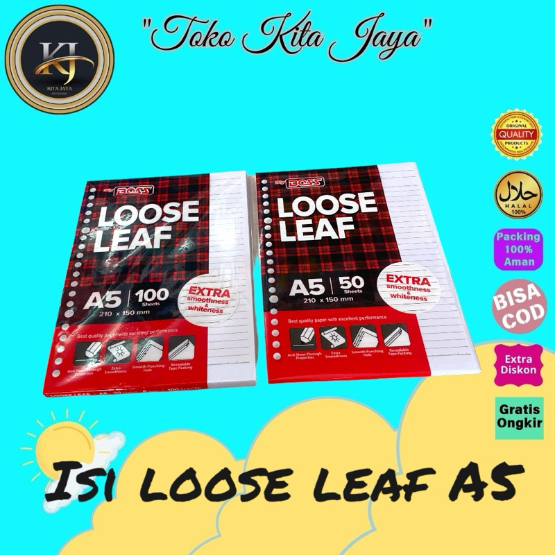 

Isi loose leaf A5 big boss