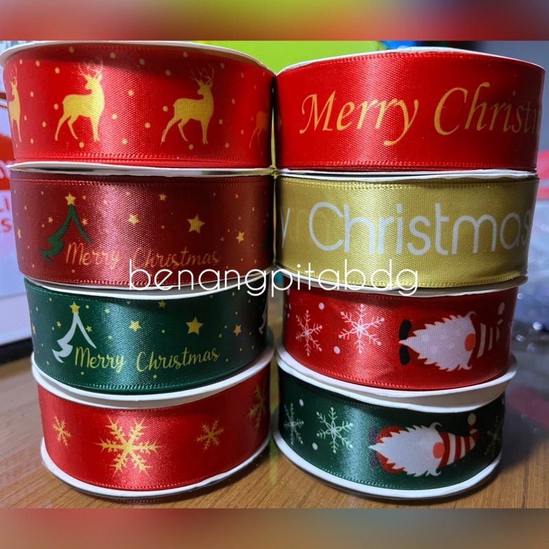 

RB pita tema NATAL 2.5 cm ( -+ 20 yards )