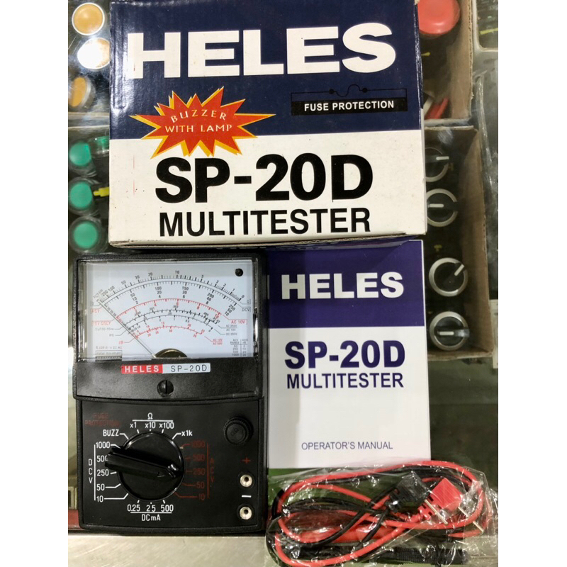 Heles Multitester Analog SP-20D Buzzer Original