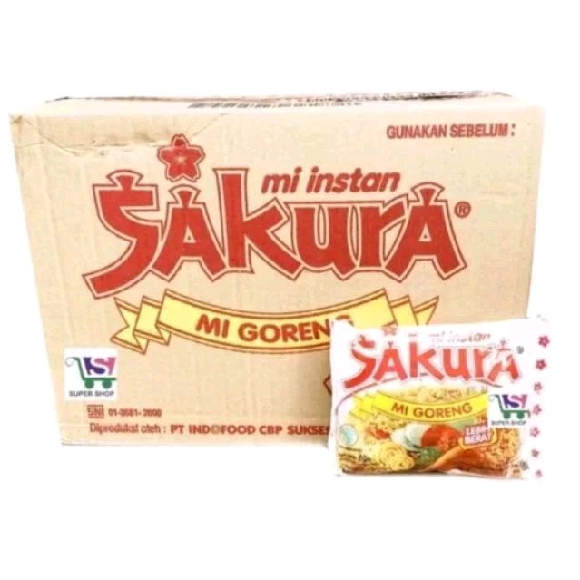 

MIE Sakura Goreng 1 box isi 40 PCS