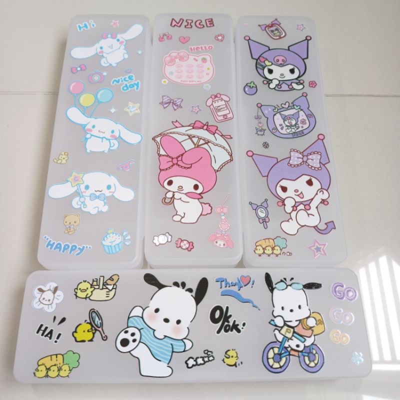 

Kotak pensil case tahan banting Sanrio cinnamoroll my melody kuromi pochacco