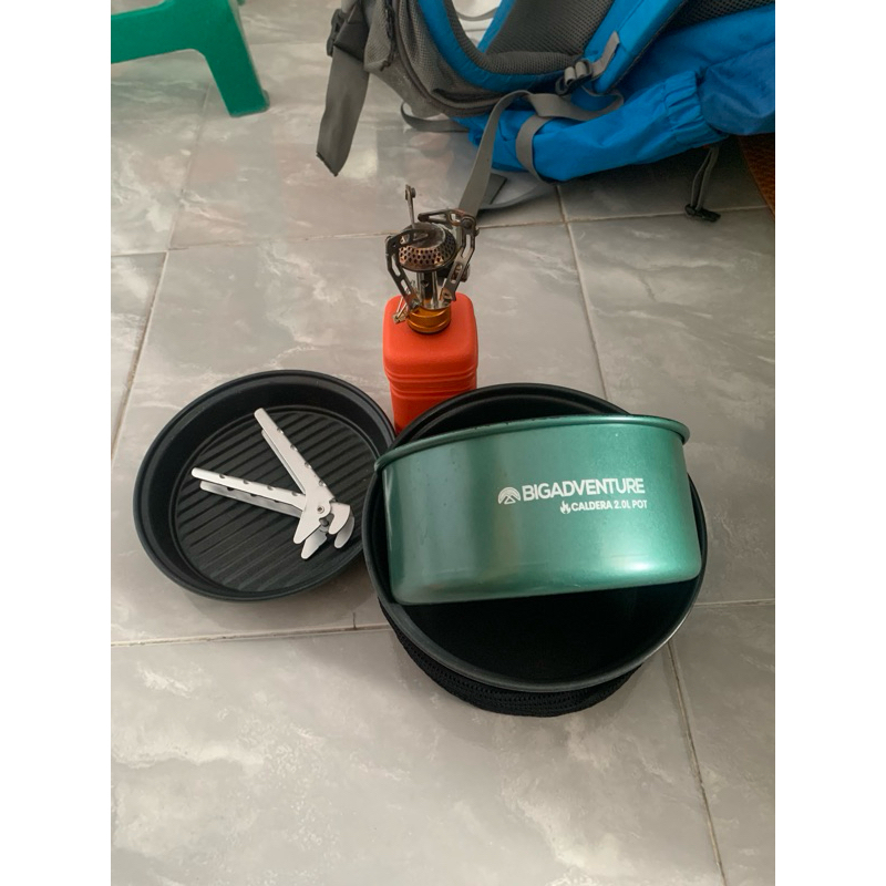 cooking set big adventure + kompor big adventure