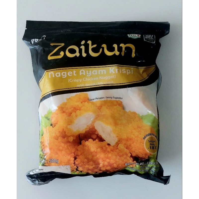 

Chicken Nugget Crunchy Zaitun 500 gr