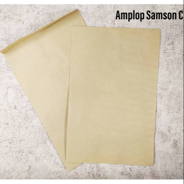 

Amplop Coklat Samson C ( 1/2 Folio ) isi 10's