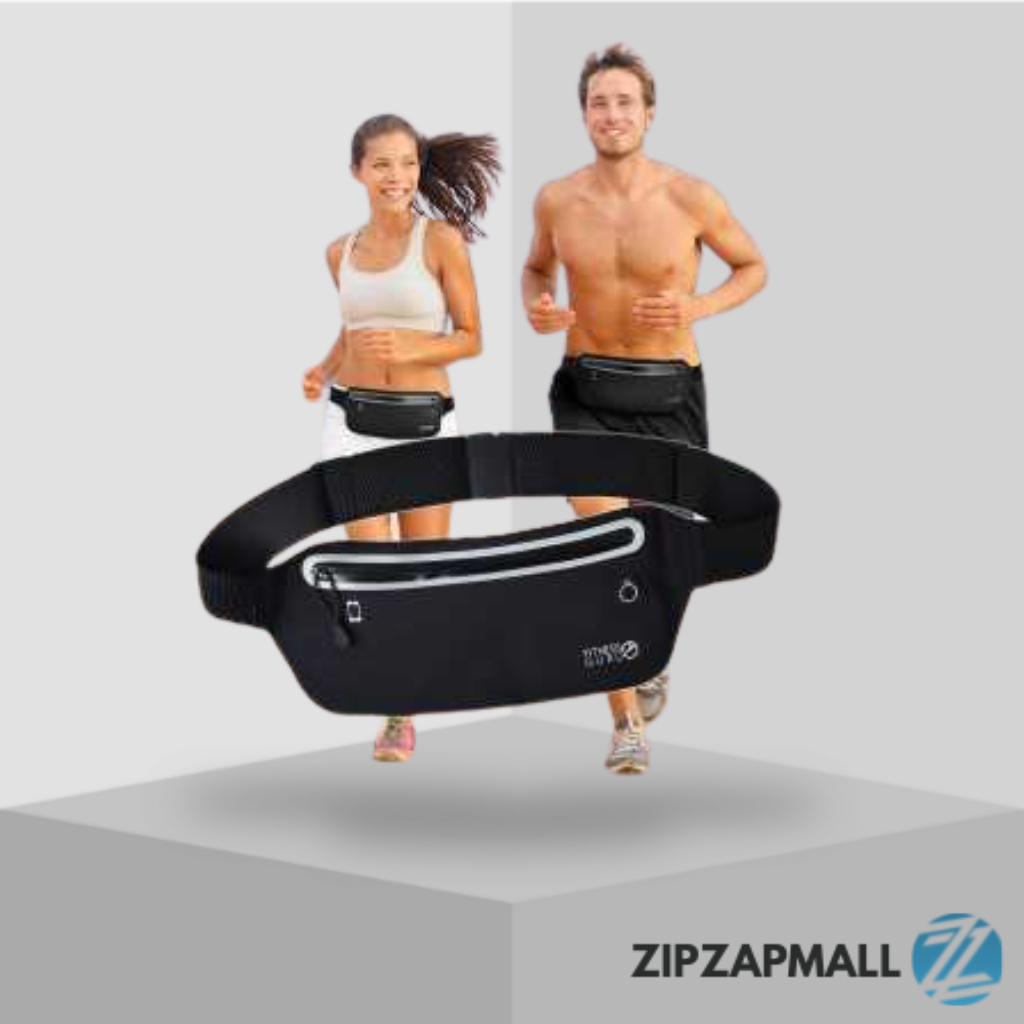 Tas Pinggang Olahraga Premium Sport Waist Bag Polyester / Tas Pria Wanita Dewasa Anak Selempang Bahu