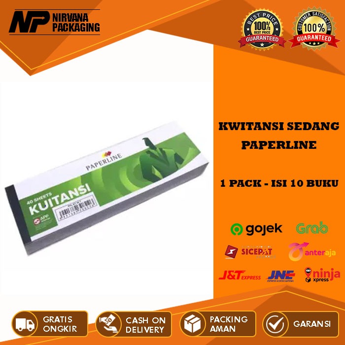 

BUKU KWITANSI KUITANSI SEDANG PAPERLINE – 1 PACK ISI 10 BUKU