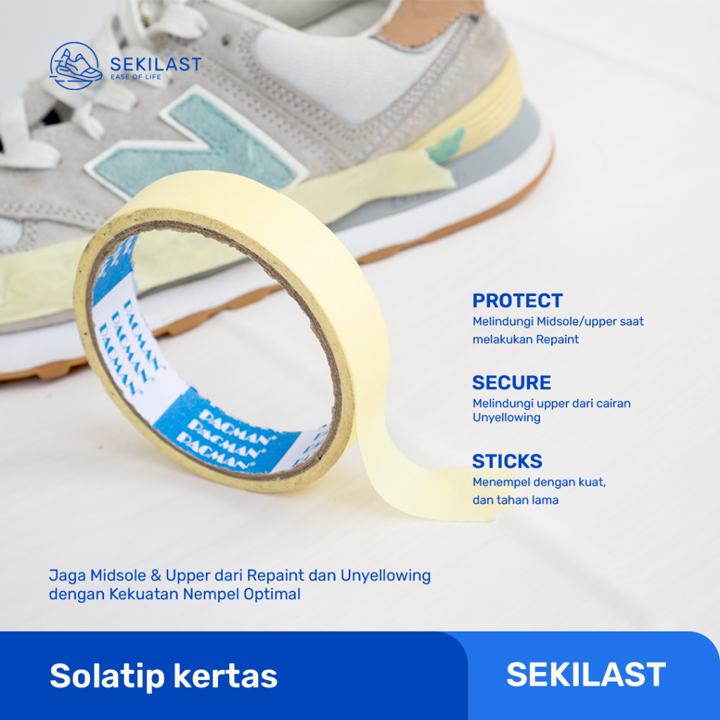 

Solatip kertas 1 inch 10 meter Masking Tape solasi kertas 24mm 10meter
