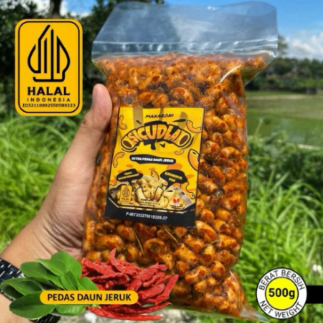 

Macroni Bantet Kemasan 500gr Cemilan Pedas Jeruk Food Snack
