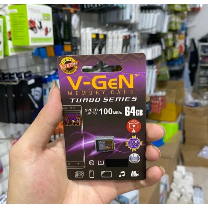 djaya MICRO SD -MEMORY CARD V-GEN 64GB CLASS 10 ORIGINAL