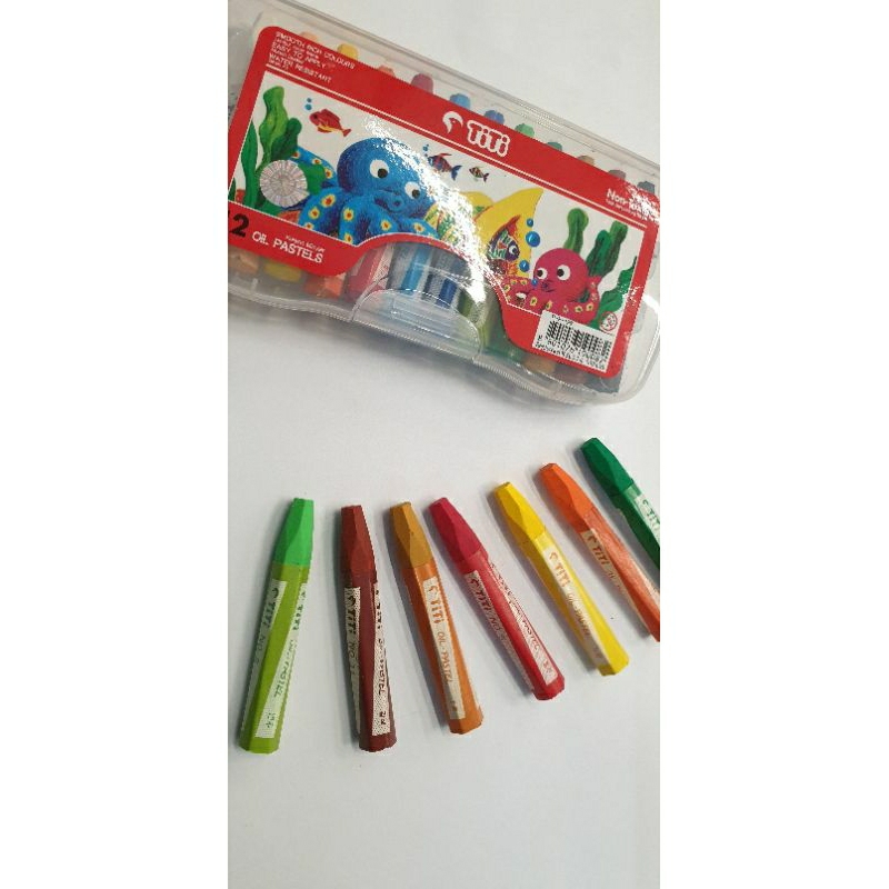 

krayon titi/joyko 12 Colors Non-Toxic Per-set