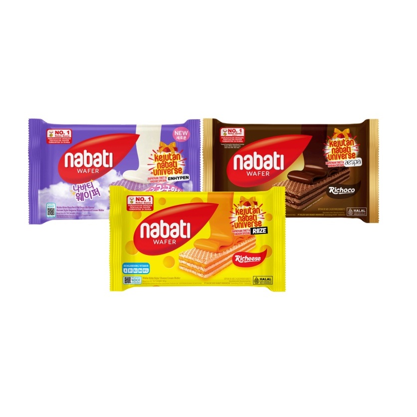 

NABATI WAFER 2000 43gr 39gr KEJU COKLAT GOGUMA